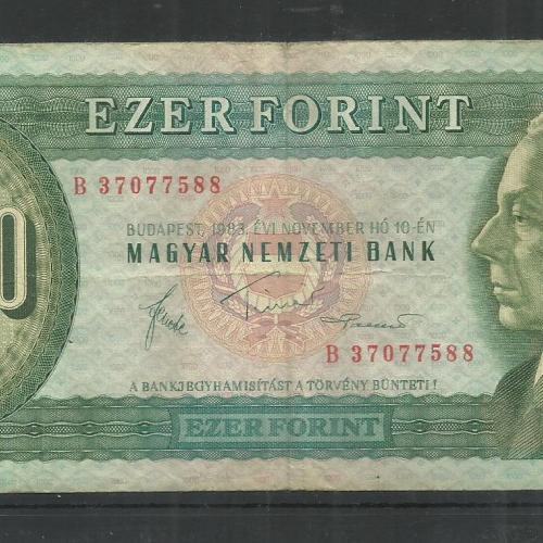 1983. - 1000 forint - B - sorozat ... - 588 - Bartók