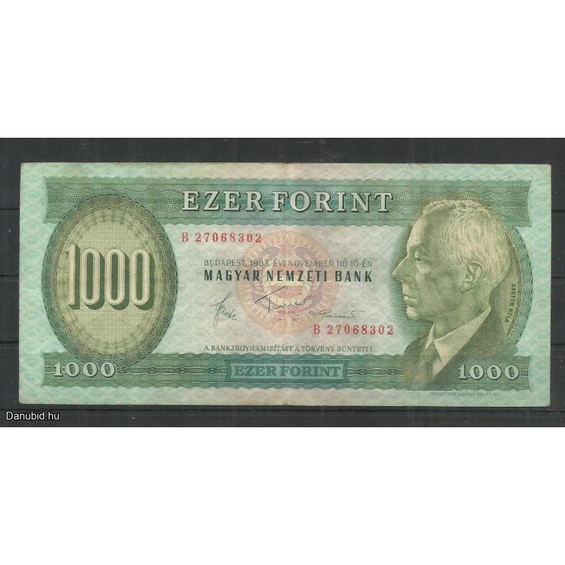 1983. - 1000 forint - B - sorozat ... - 302 - Bartók