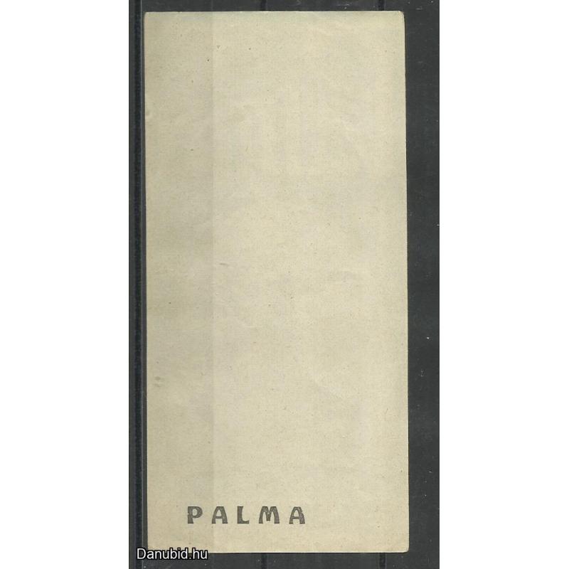 1920.-  1 db számolócédula - Palma