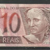 Brazília 10 Real - Arapapagáj -papírpénz - használt Arara