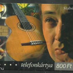 2002.- Szabó Gábor -  gitár -Magyar Telefonkártya - Magyarország