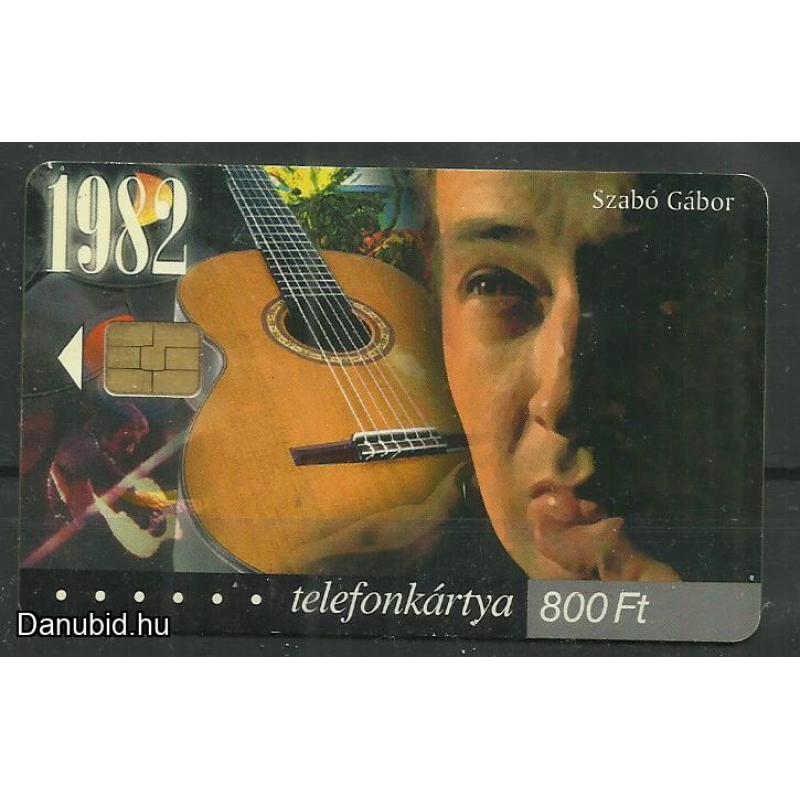 2002.- Szabó Gábor -  gitár -Magyar Telefonkártya - Magyarország