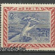 1959.- Kuba -Cuba -MNH/**-  KUBAI FORRADALOM, MEZŐGAZDASÁGI REFORM