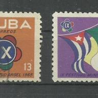 1965- Kuba -Cuba -MNH/**- IFJÚSÁGI VILÁGFESZTIVÁL ALGIKBAN