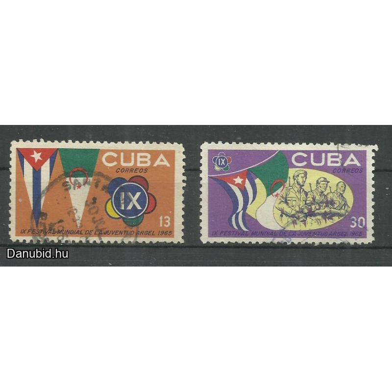 1965- Kuba -Cuba -MNH/**- IFJÚSÁGI VILÁGFESZTIVÁL ALGIKBAN