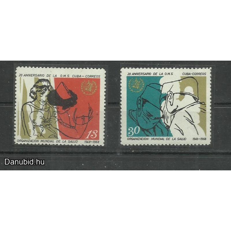 1968.- Kuba -MNH/** - 20 ÉVES EGÉSZSÉGÜGYI VILÁGSZERVEZET