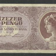 1946.- Tízezer B.- pengő - 10 000 B.-pengő - használt