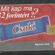 1998.- MATÁV - Magyar Telefonkártya - Mit kap ma 32 forintért? - Csoki