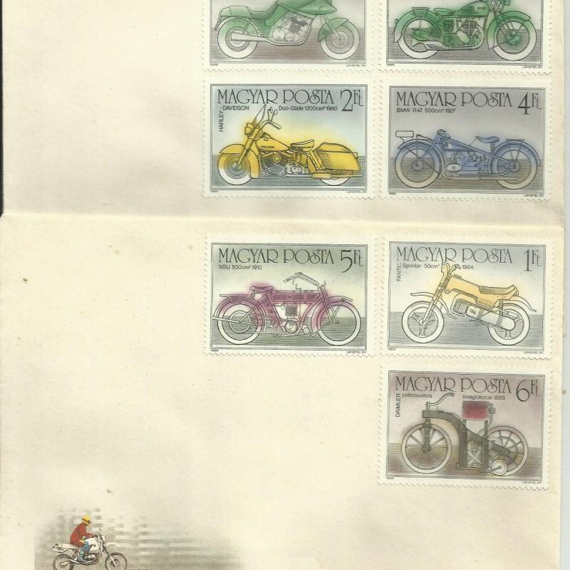 1985.- F.D.C.-100 éves notorkerékpár