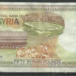 1998.- Szíria - 50 sziriai fontj - papírpénz - használt