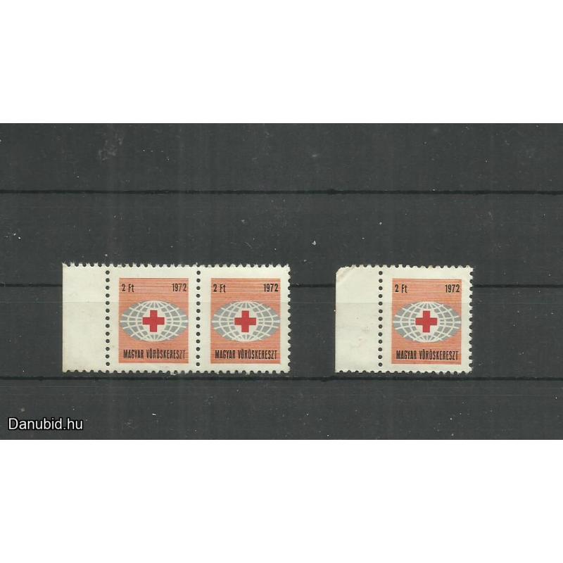1972. - Magyar Vöröskereszt - MNH/** - bélyeg 3 db