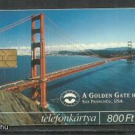 2000.- MATÁV - Magyar Telefonkártya - Golden Gate hídja - San Francisco