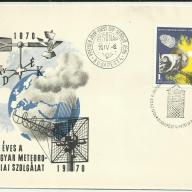 1970.- F.D.C. - 100 éves a Magyar Meteorológia szolgálat