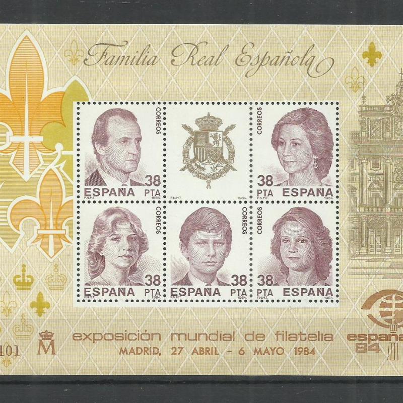 1984.- Spanyolország - blokk - MNH/** - Spanyol királyi család