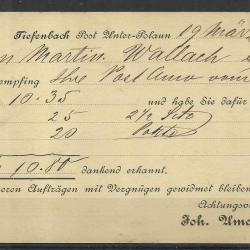 1885.-Ausztria - Levelezőlap  - 2 kr