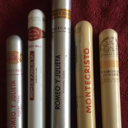 5 db Szivartartó tok - tartó - üres Rómeó és Júlia