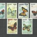1989.- Kambodzsa - Pillangó so r- pecsételt