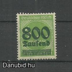 1923 .- Deutsches Reich - 800 000 márka - felülnyomott