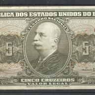 1962 .- Brazilia -  5  cruzeiro -  használt