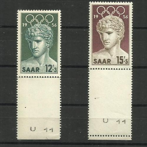 1956.- SAAR - MNH/** - Olimpia - Németország