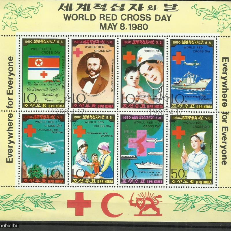 1977.- Korea - MNH/** - blokk - Vöröskereszt
