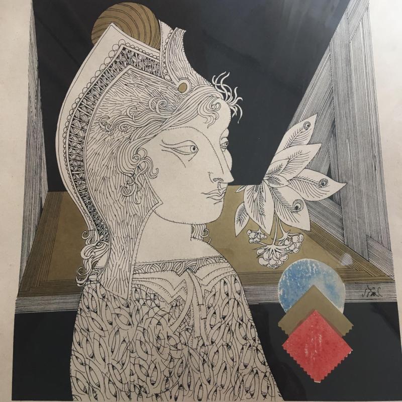 Szász Endre:Margit - szitanyomat - 69/100