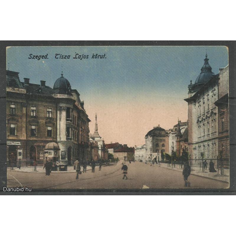 1911.- Szeged - Tisza Lajos kőrut - nem futott képeslap