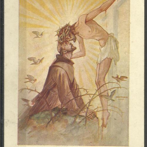 Márton Lajos: Istenem és Mindenem - képeslap