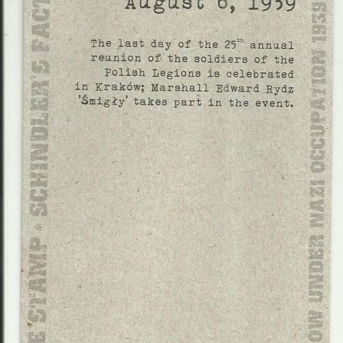 1939.- Krakkó - szvasztika - Edény és zománcgyár -Schindler -gyár