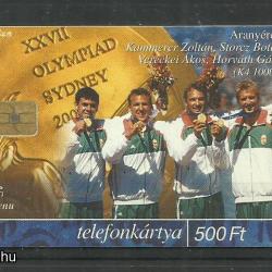 2000.- Sydney - Aranyérem  - Olimpia - Magyar Telefonkártya