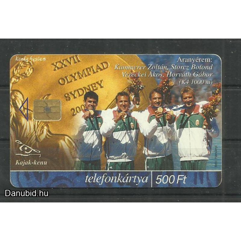 2000.- Sydney - Aranyérem  - Olimpia - Magyar Telefonkártya