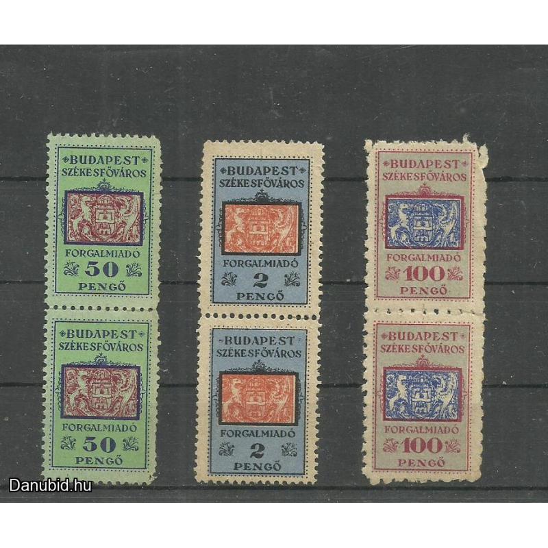 1945.- Forgalmi adóbélyeg -MNH/**- Budapest