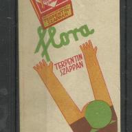 1920.-  1 db számolócédula -Flora - Terpentin szappan