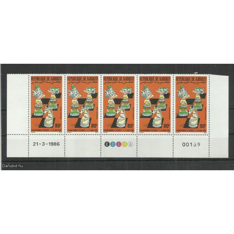 1986.- Dzsibuti - MNH/** - Sakk világbajnokság
