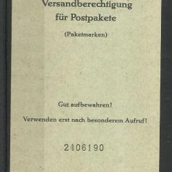 1965.- Németország - bélyegfüzet - MNH/** - Csomagbélyeg