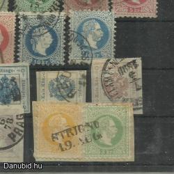 1867.- Ausztria - Magyarország - pecsétellt - 36 db
