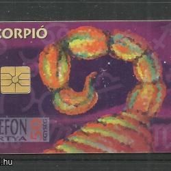 1995.- Horoszkóp - Skorpió - Magyar Telefonkártya