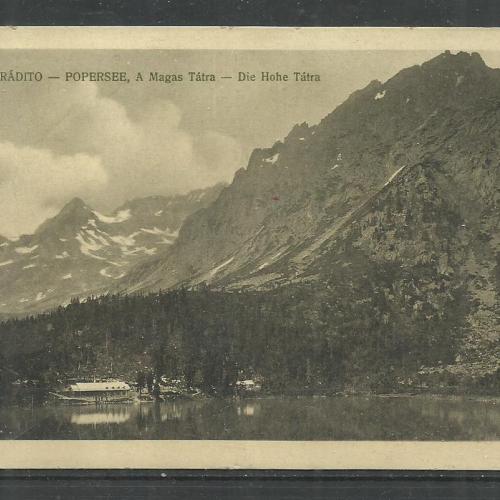 1900.- Popráditó - Magas Tátra - képeslap - nem futott