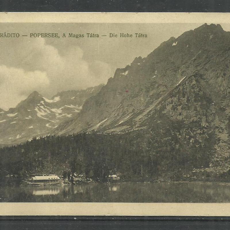 1900.- Popráditó - Magas Tátra - képeslap - nem futott