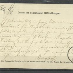 1871.- levelezőlap - futott - díjjegyes 2 kr - Graz