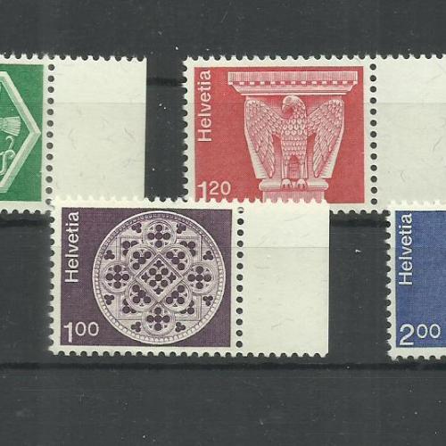 1974.- Helvetia - Svájc -MNH/** - Építészet