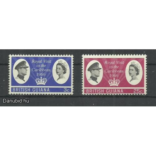 1966.- Brit Guyana - MNH/** - Királyi látogatás