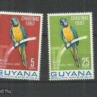 1967.- Gayana - MNH/** - Papagáj - Karácsony