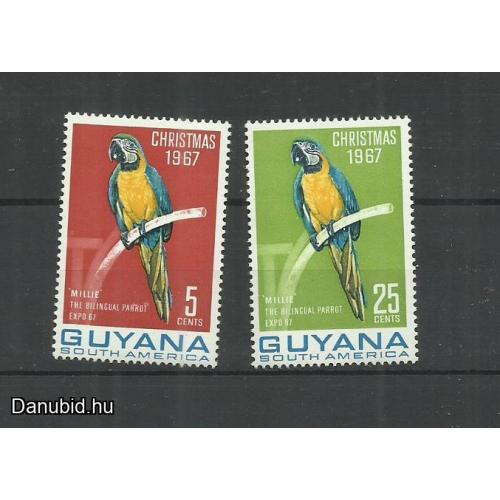 1967.- Gayana - MNH/** - Papagáj - Karácsony