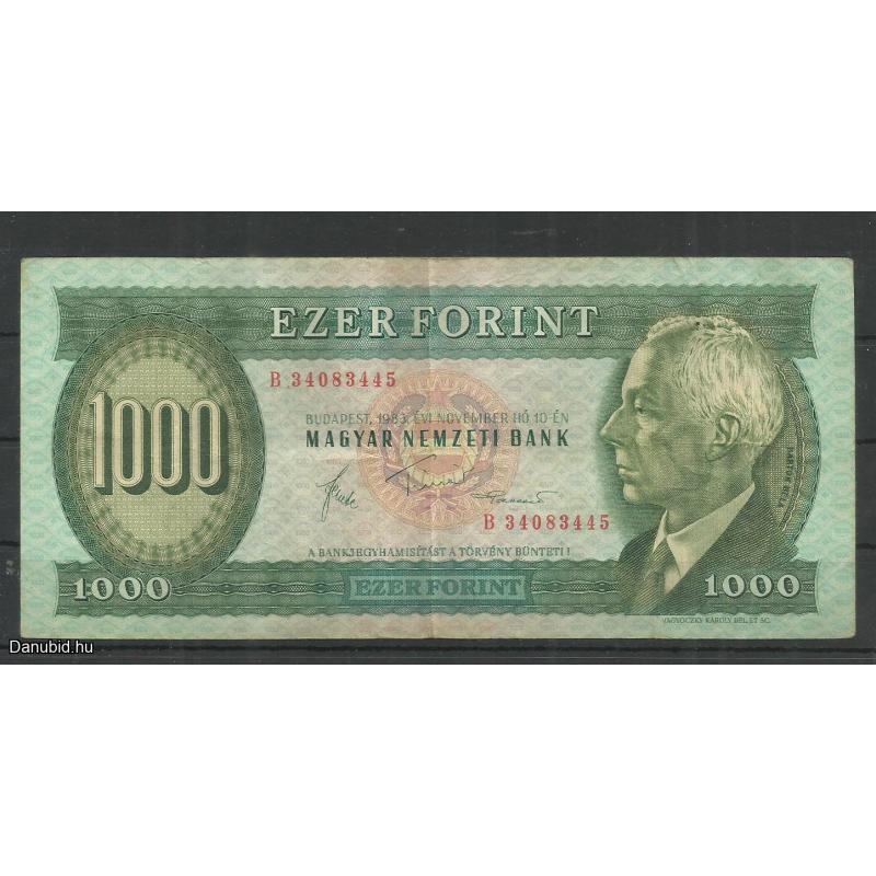 1983. - 1000 forint - B - sorozat ... - 445 - Bartók