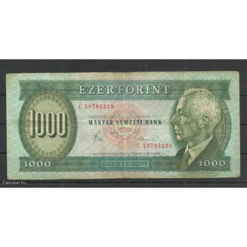 1983. - 1000 forint - C - sorozat ... - 2229 - Bartók