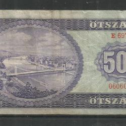 1969.- 500 forint - E sorozat - használt - 060604