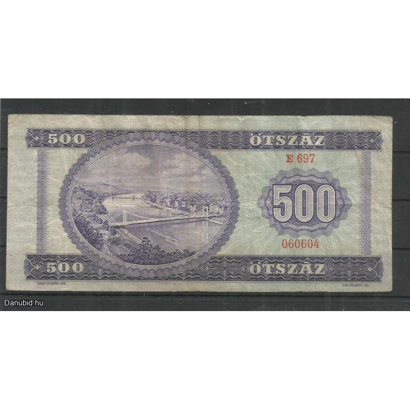 1969.- 500 forint - E sorozat - használt - 060604