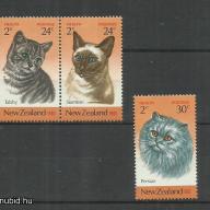 1983.- Új - Zéland - MNH/** - Cicák - macska sor