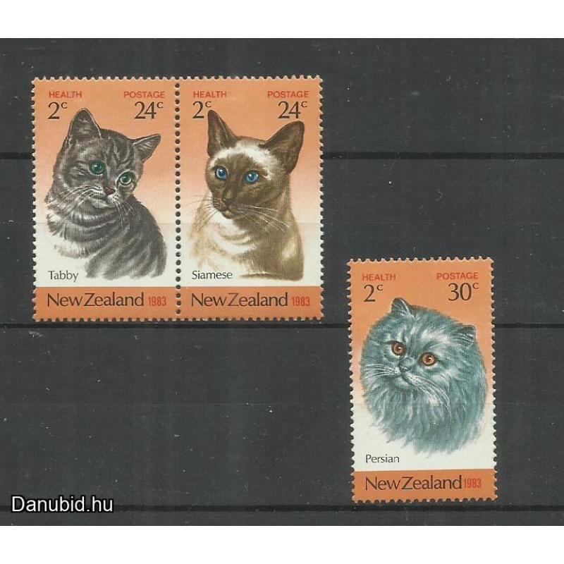 1983.- Új - Zéland - MNH/** - Cicák - macska sor